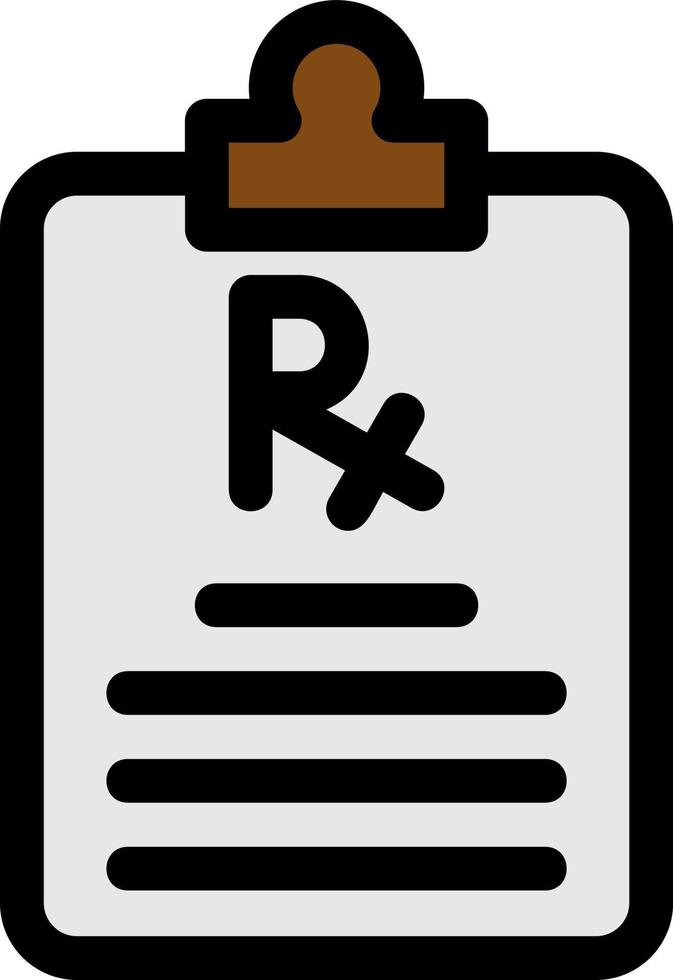 Prescription Vector Icon Design