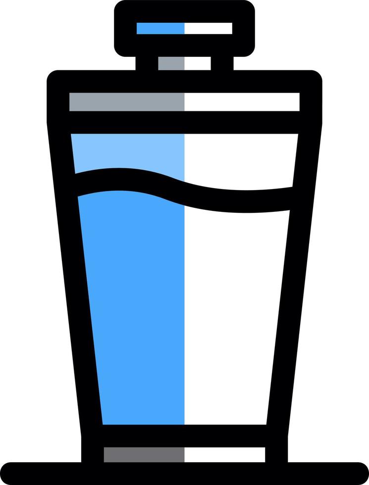 Protein Shake Vector Icon Design