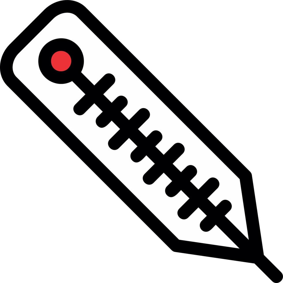 Thermometer Vector Icon Design