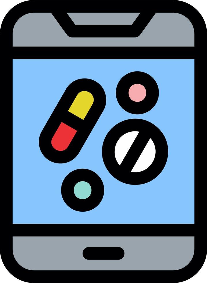 Online Pharmacy Vector Icon Design