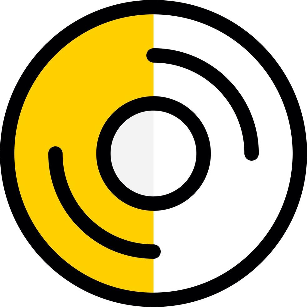 Compact Disc Vector Icon Design