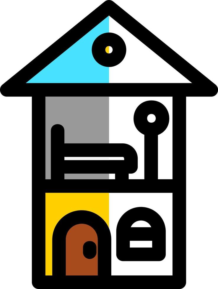 Dolls House Vector Icon Design