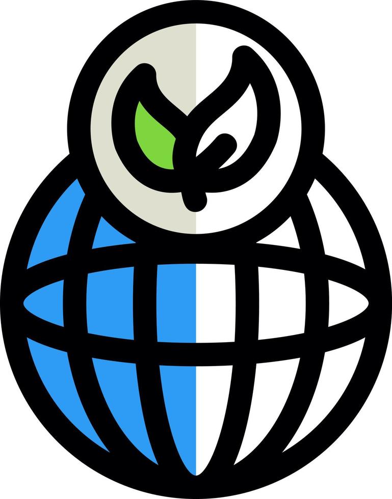 Eco Earth Vector Icon Design