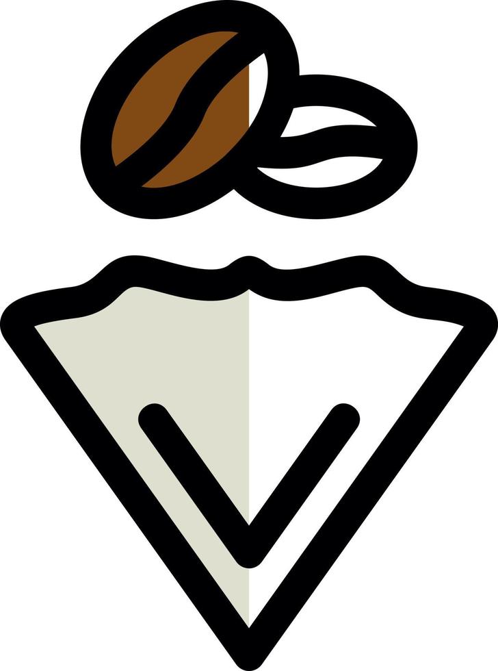 diseño de icono de vector de filtro de café