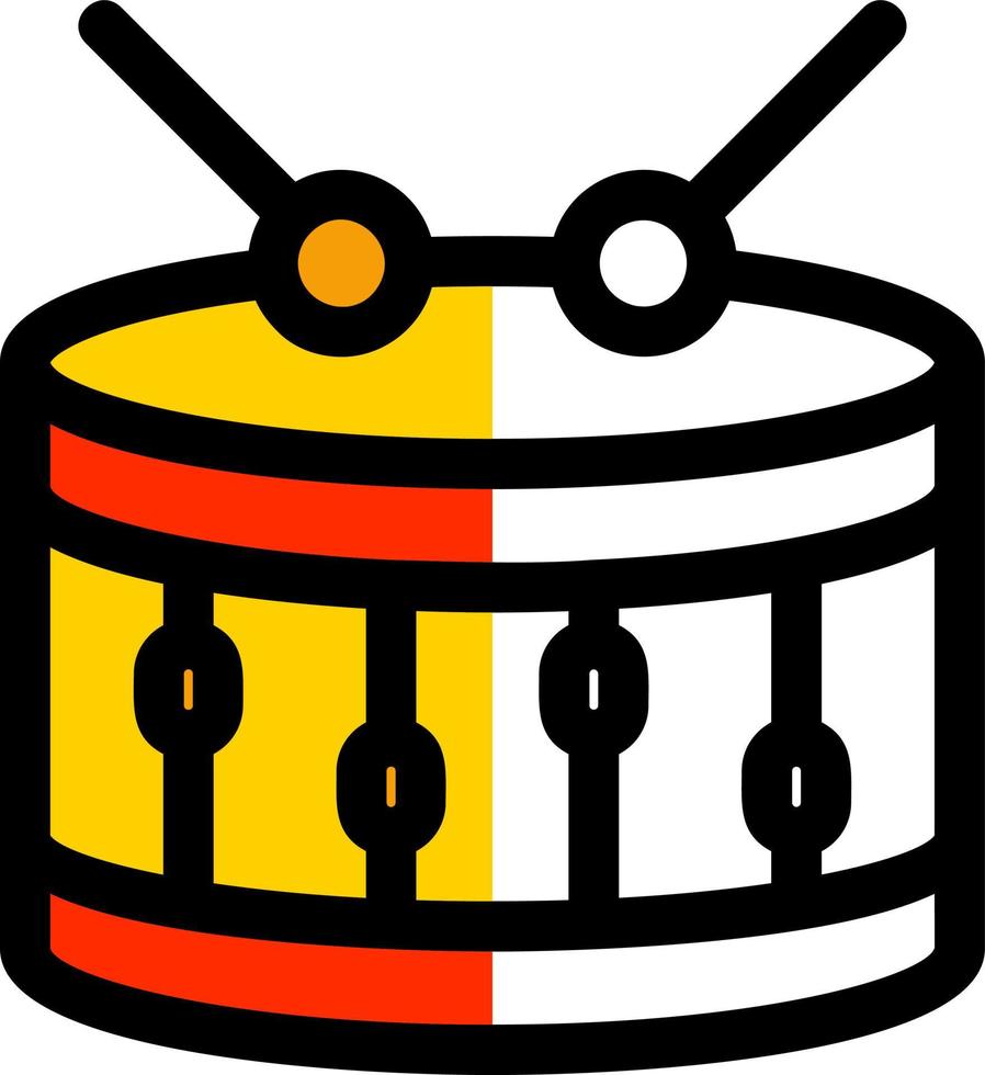 Drum Vector Icon Design