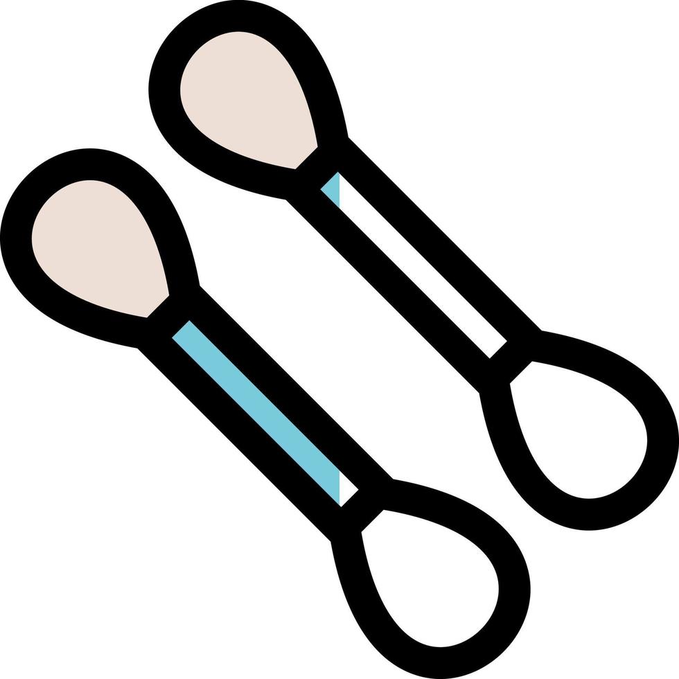 Cotton Swab Vector Icon Design