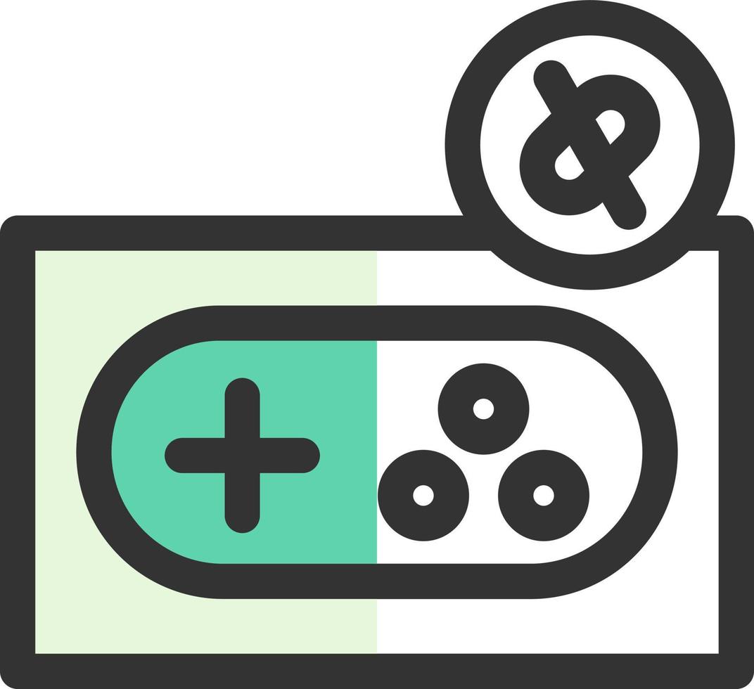 Game Disconnect Vector Icon Design