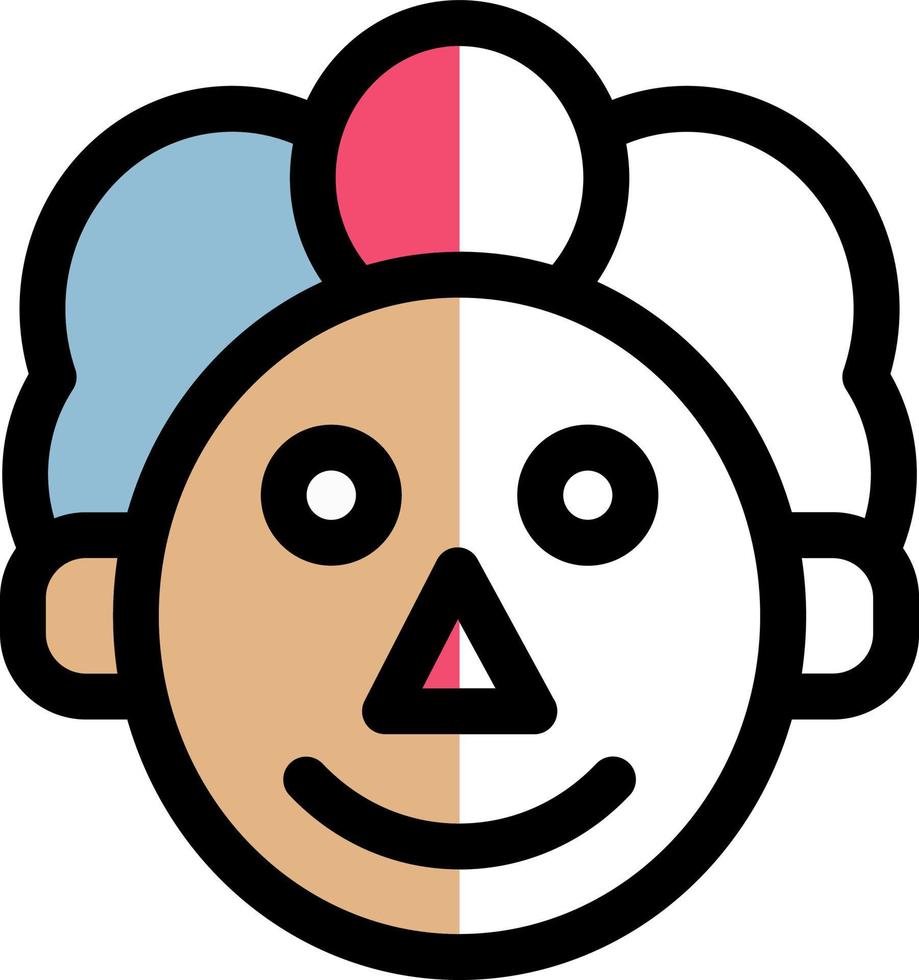 Clown Vector Icon Design