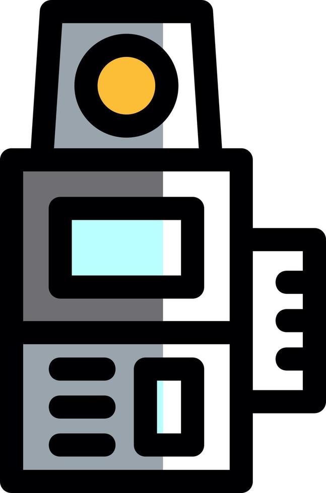 Camera Meter Vector Icon Design