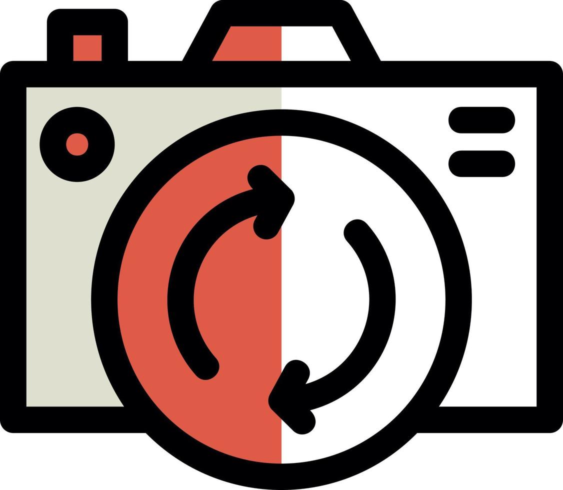 Front Camera Vector Icon Design