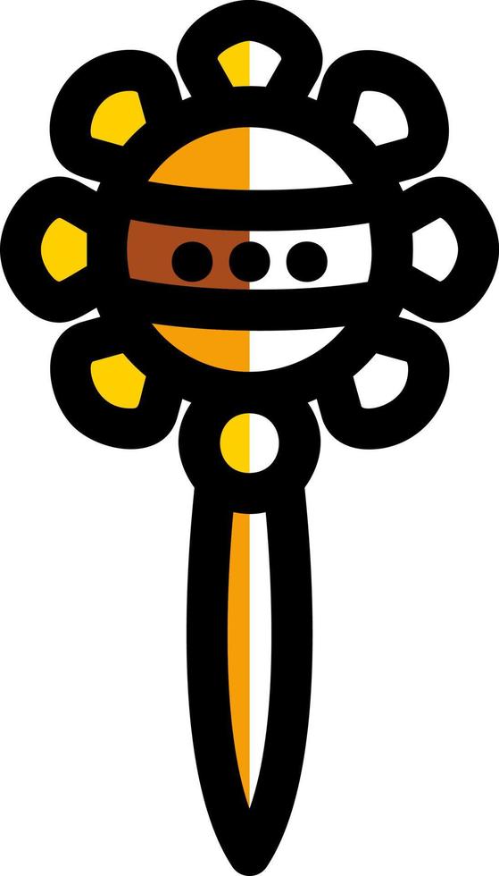 Rattle Vector Icon Design