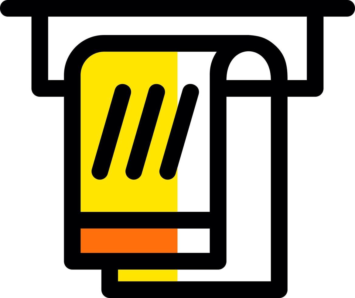 Towel Vector Icon Design