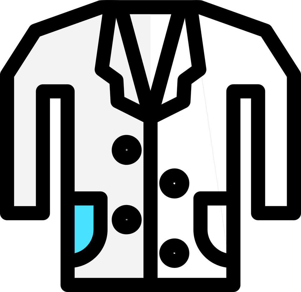 Doctor Coat Vector Icon Design
