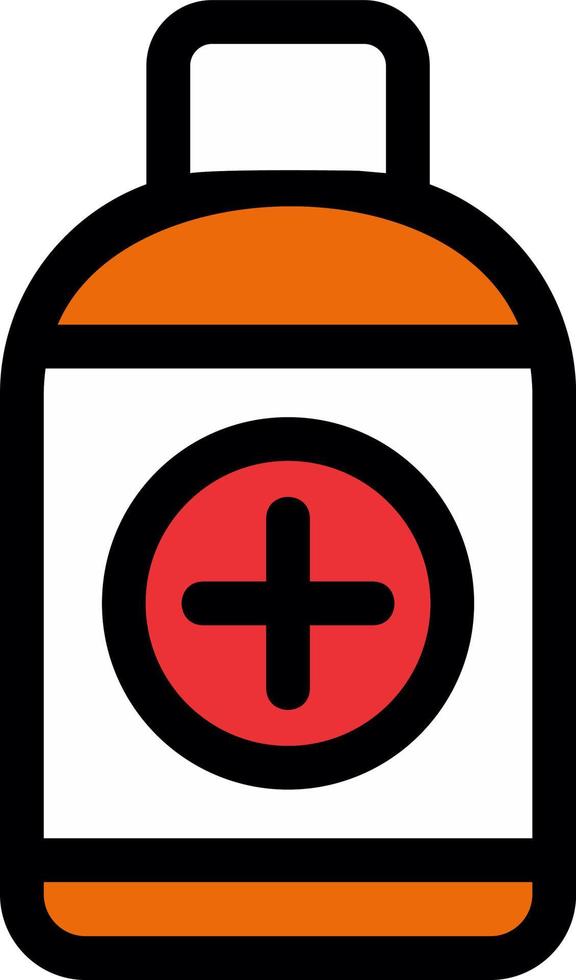 Ointment Bottle Vector Icon Design