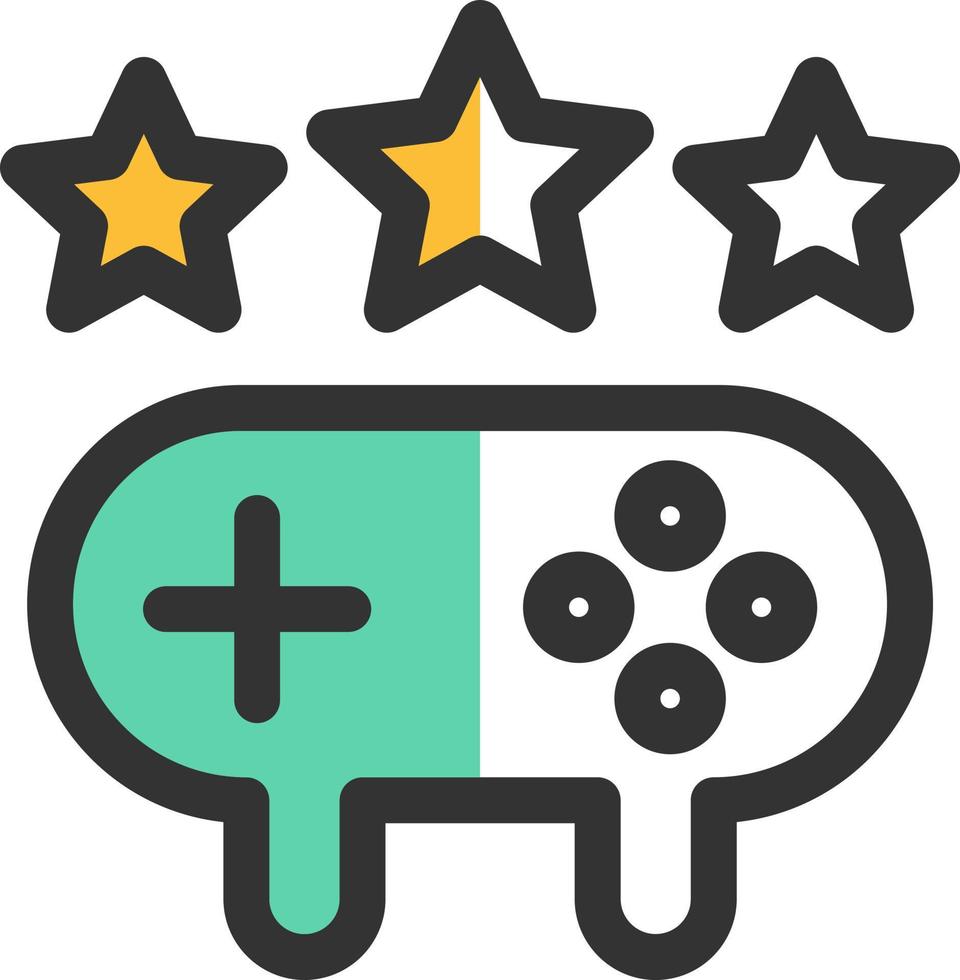 Game Ranking Vector Icon Design