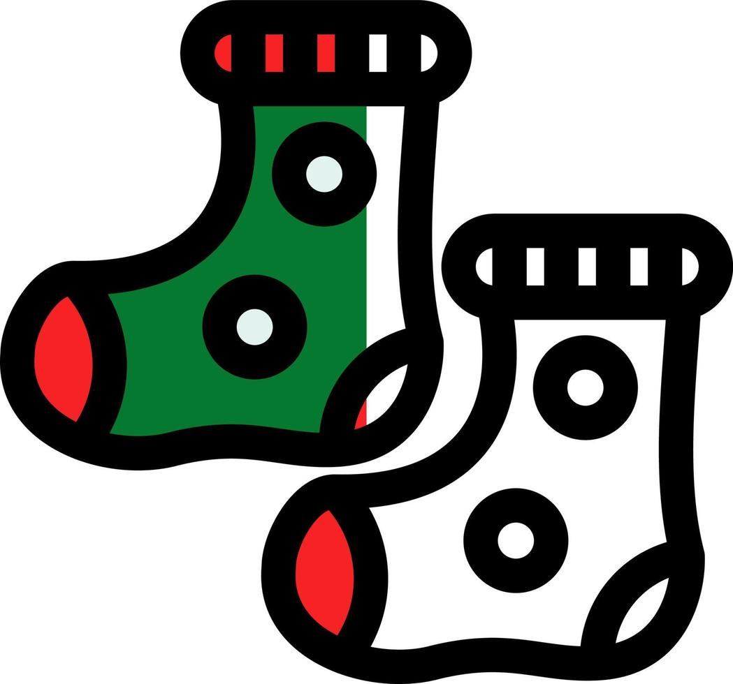 diseño de icono de vector de calcetines de bebé