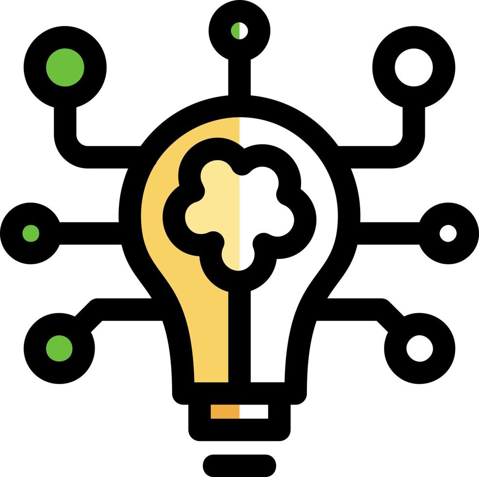 Deep Learning Vector Icon Design