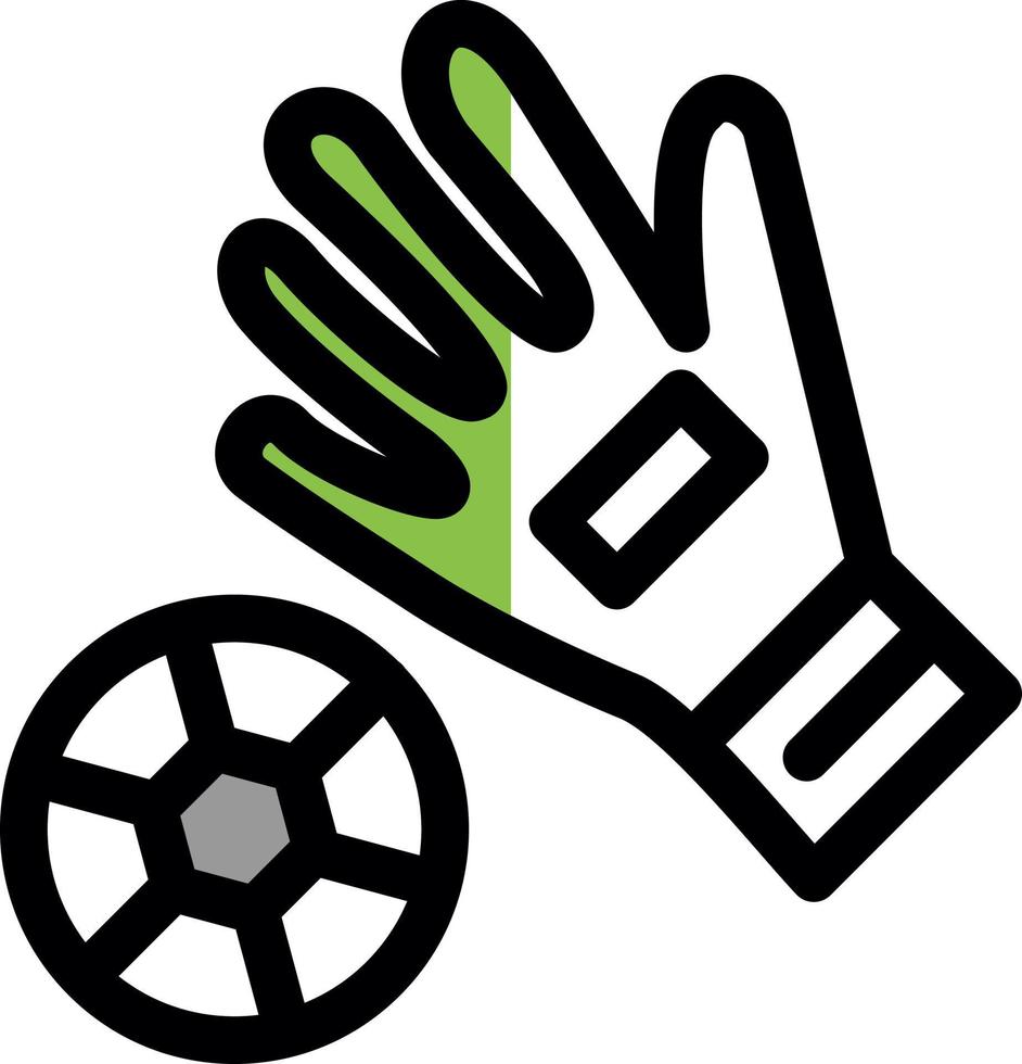 Goalie Vector Icon Design