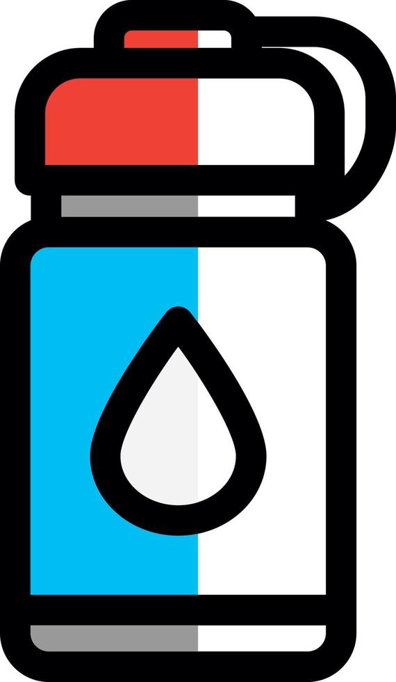 Water Bottles Vector Icon Design