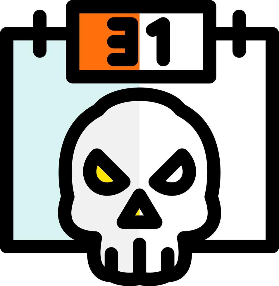 October 31st Vector Icon Design