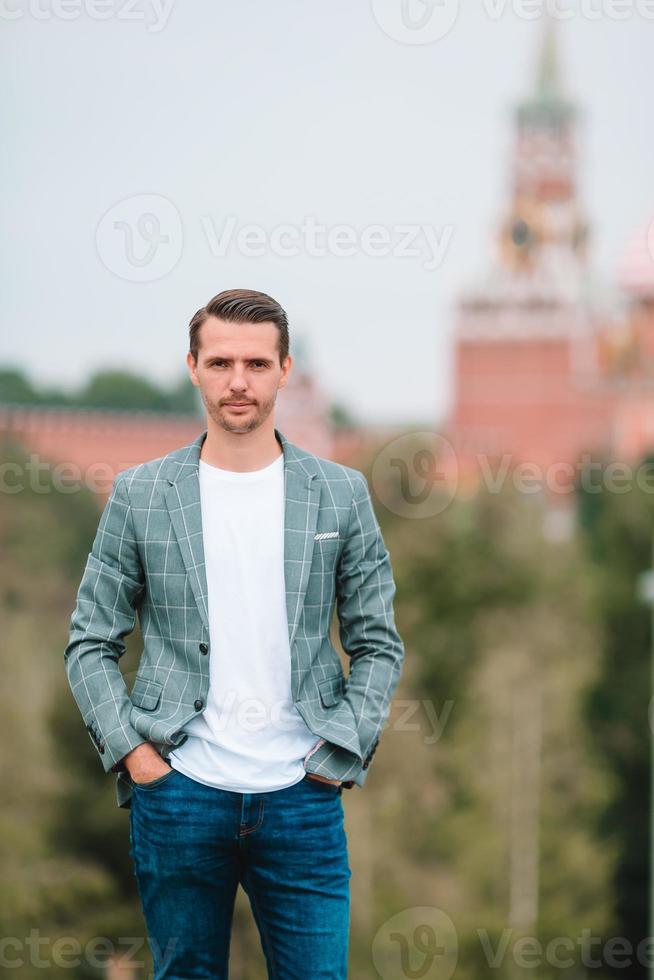 Young man posing photo