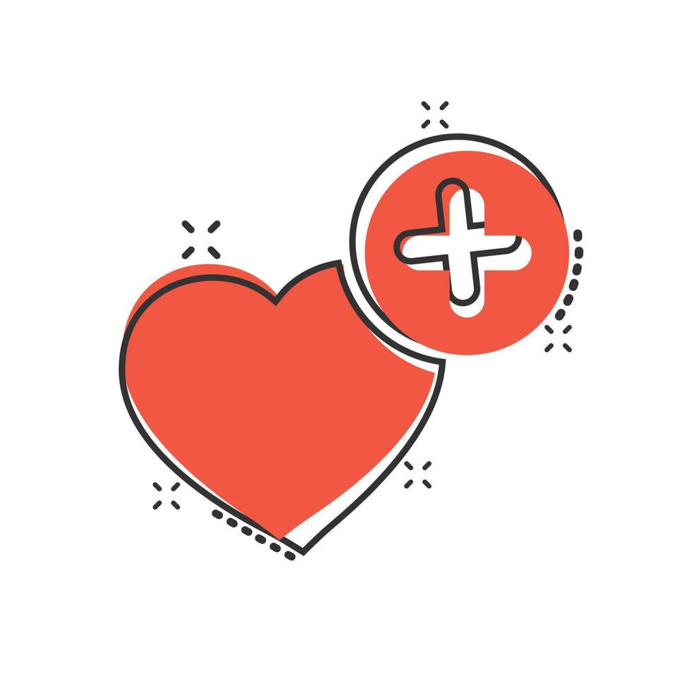 Wishlist icon in comic style. Like document cartoon vector illustration on white isolated background. Favorite list splash effect business concept.