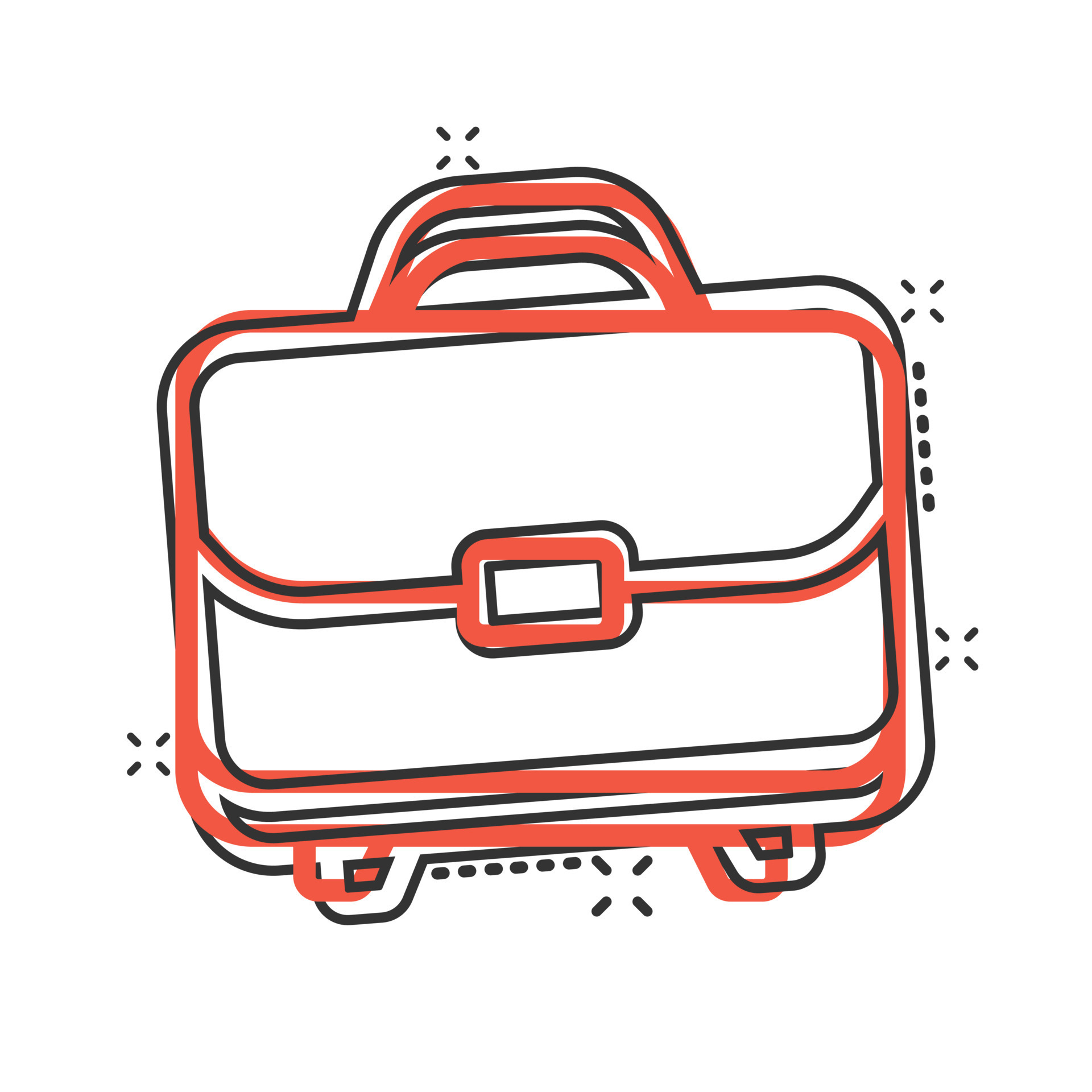 Briefcase icon in comic style. Businessman bag cartoon vector illustration on white isolated background. Portfolio splash effect business concept. 20095417 Vector Art at Vecteezy Briefcase icon in comic style. Businessman bag cartoon vector illustration on white isolated background. Portfolio splash effect business concept. 20095417 Vector Art at Vecteezy