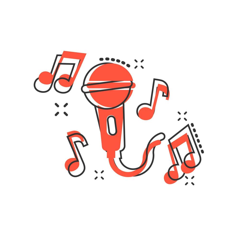 ilustración vectorial del icono del micrófono, karaoke, sonido del micrófono  8018043 Vector en Vecteezy