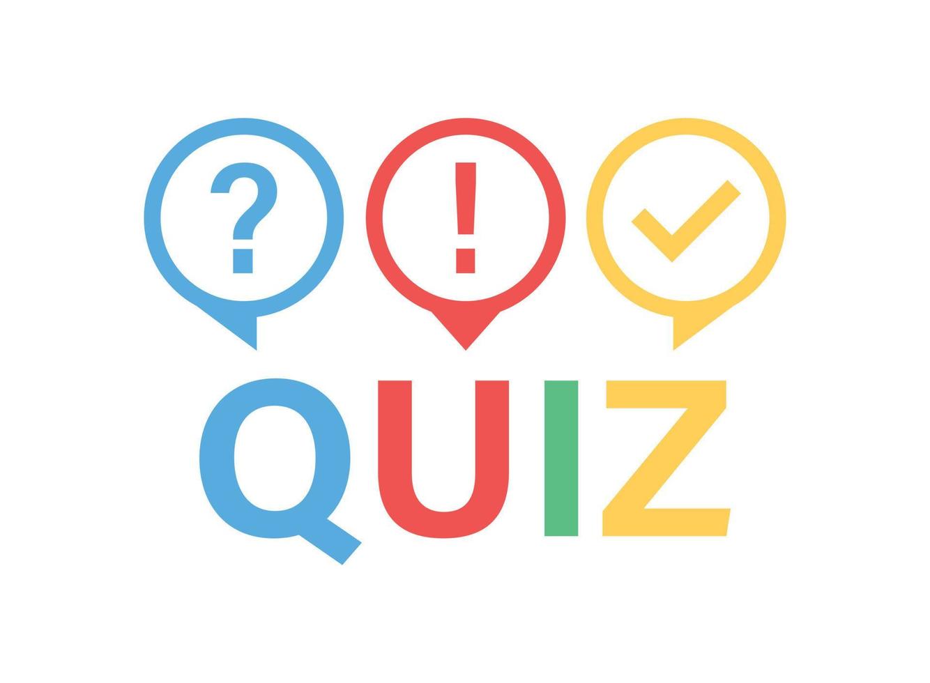 Quiz guess social media icon in flat style. Faq vector illustration on isolated background. Help button sign business concept.