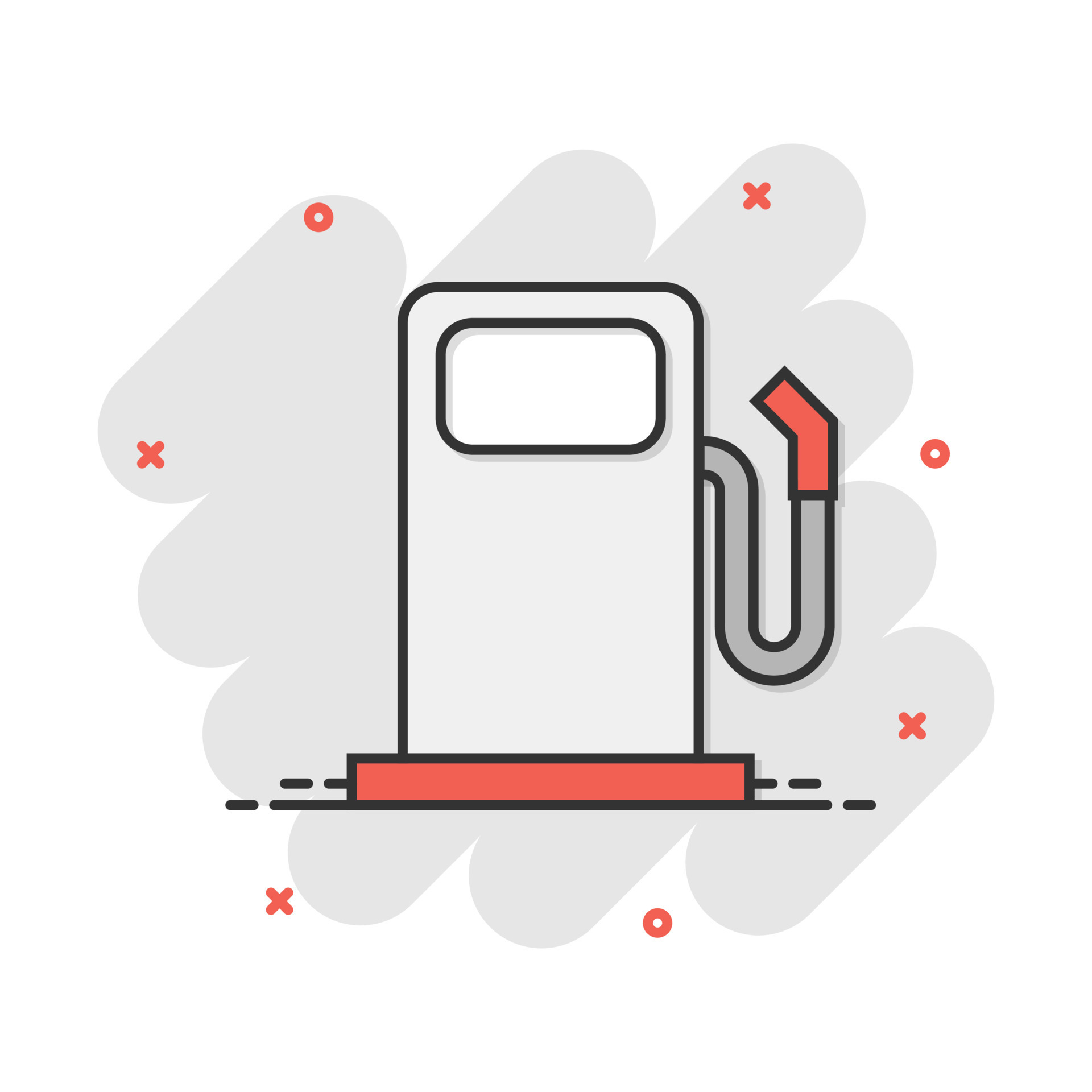 Vector cartoon fuel gas station icon in comic style. Car petrol pump sign illustration pictogram. Fuel business splash effect concept. 20097419 Vector Art at Vecteezy Vector cartoon fuel gas station icon in comic style. Car petrol pump sign illustration pictogram. Fuel business splash effect concept. 20097419 Vector Art at Vecteezy