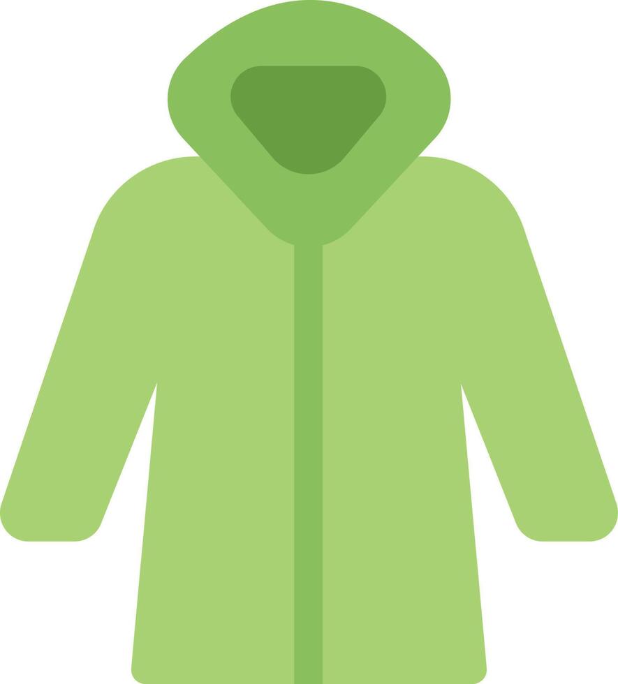 ilustración de vector de sudadera con capucha en un fondo. símbolos de calidad premium. iconos vectoriales para concepto y diseño gráfico.