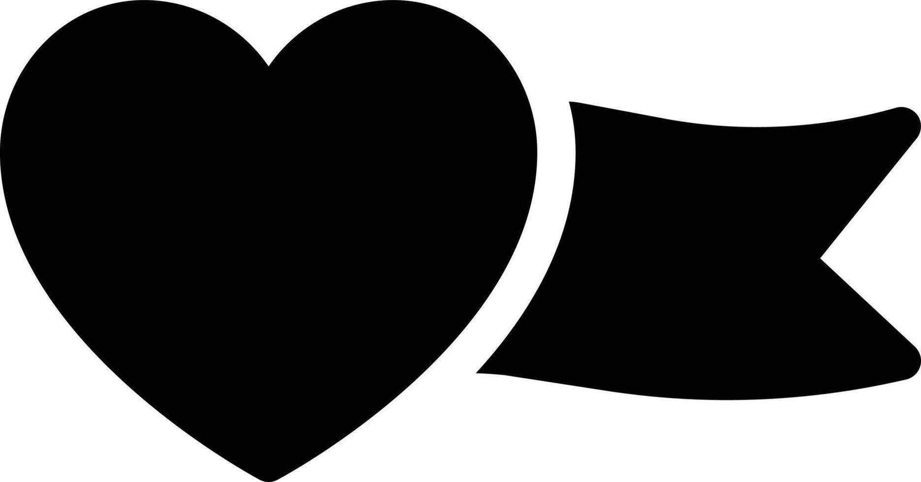 Ilustración de vector de cinta de corazón en un fondo. Símbolos de calidad premium. Iconos vectoriales para concepto y diseño gráfico.