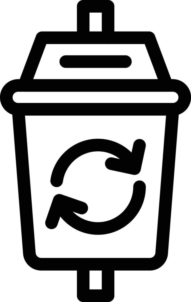 recycle bin vector illustration on a background.Premium quality symbols.vector icons for concept and graphic design.