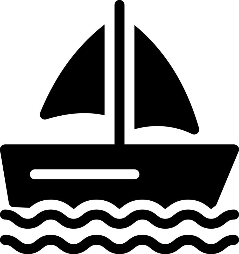 ilustración de vector de barco en un fondo. símbolos de calidad premium. iconos vectoriales para concepto y diseño gráfico.