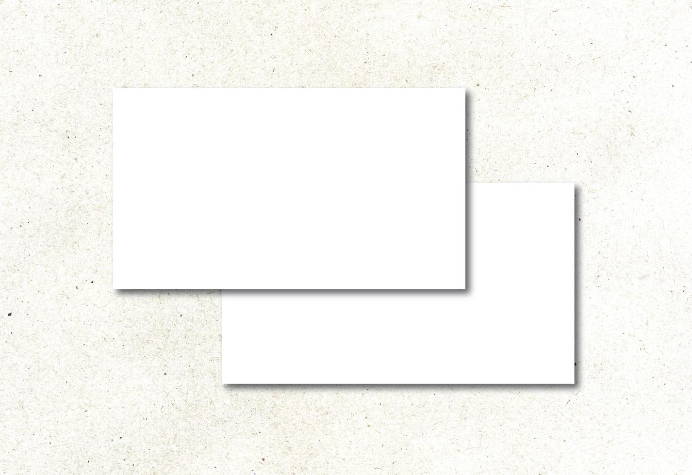 Blank Business Card photo