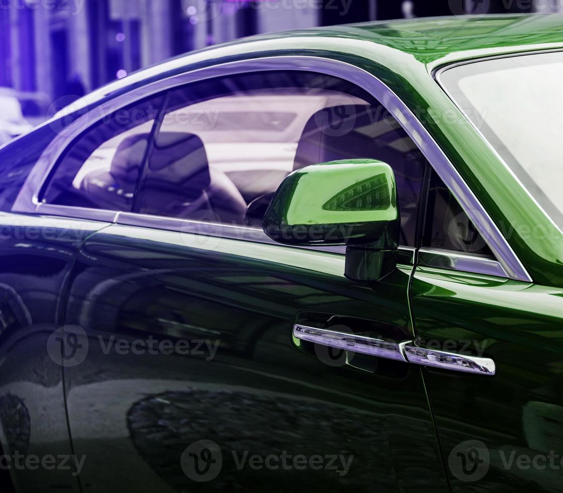 modern auto in city photo
