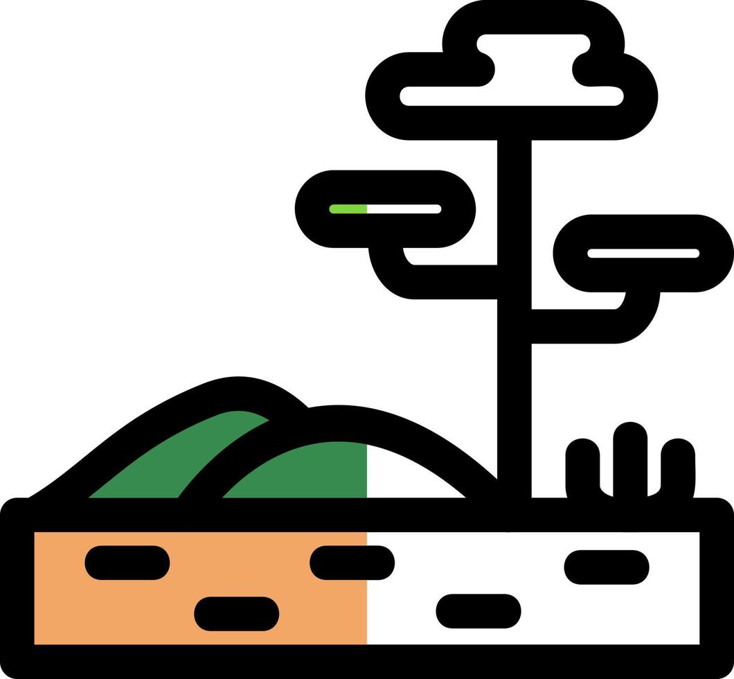 Savannah Vector Icon Design