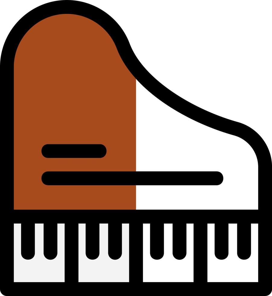 Piano Vector Icon Design