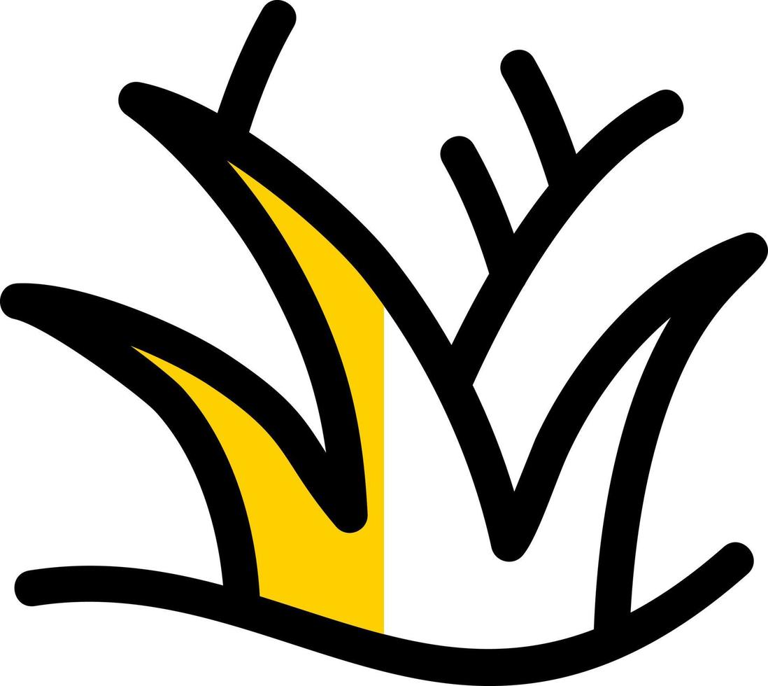 Desert Grass Vector Icon Design
