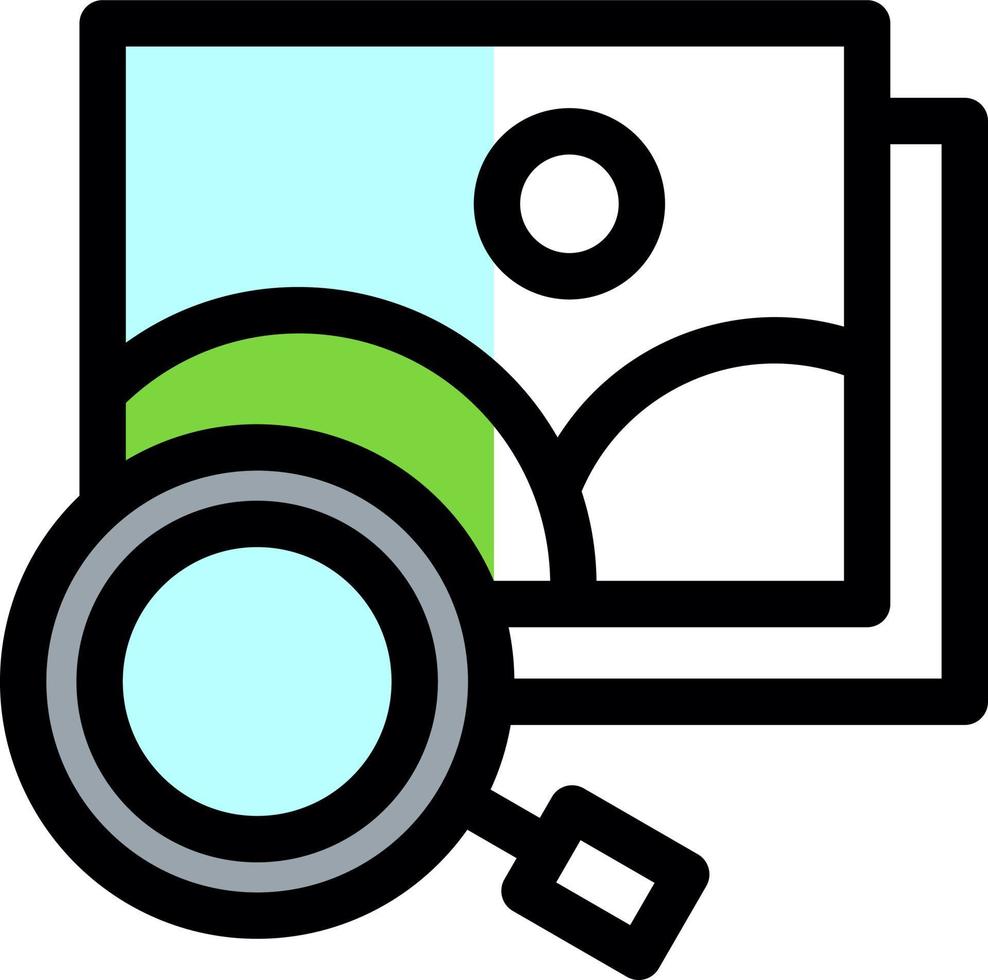 Search Image Vector Icon Design