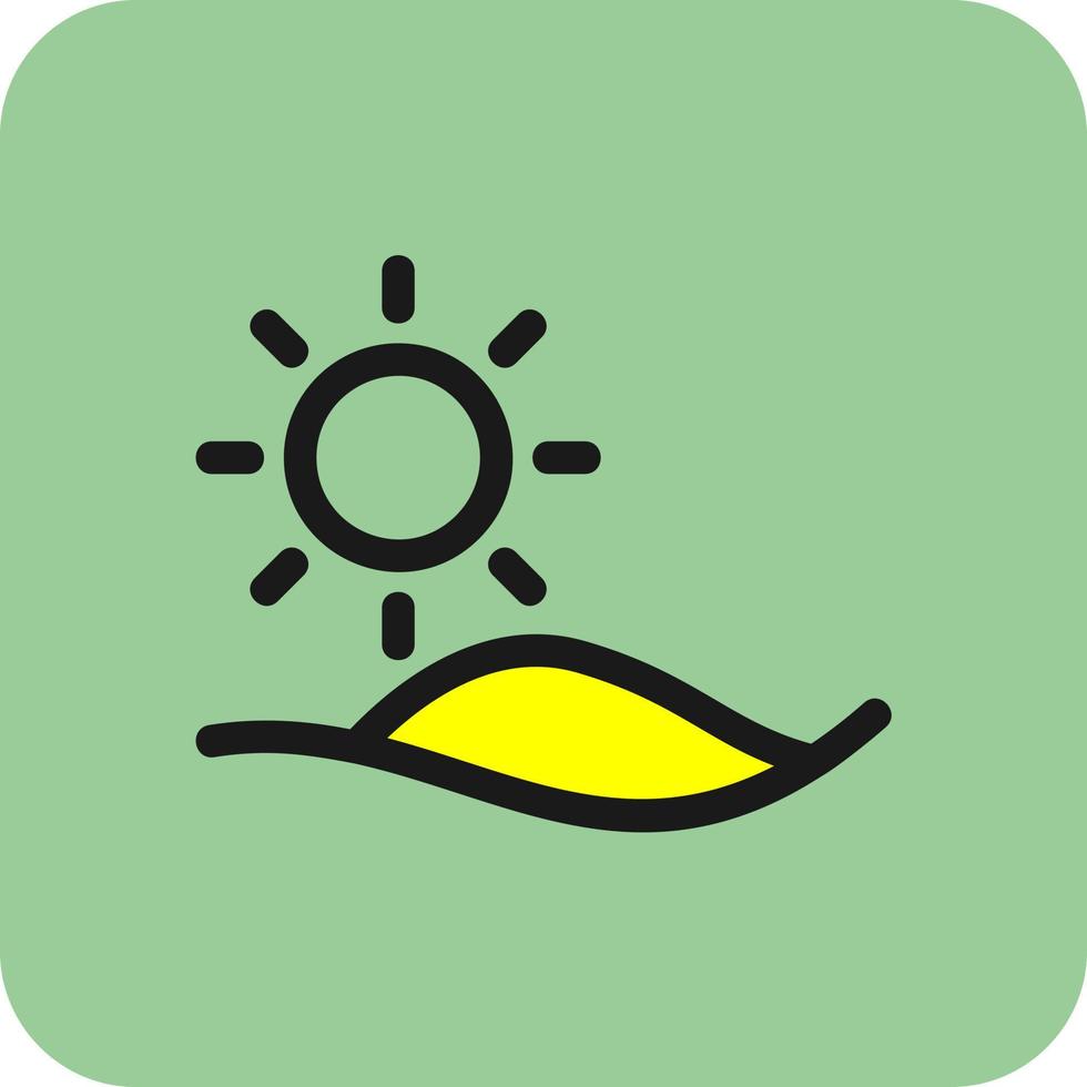 Sun Vector Icon Design