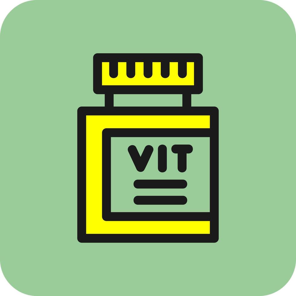 Vitamins Vector Icon Design