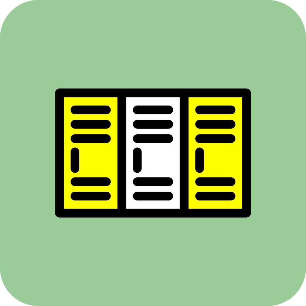 Locker Vector Icon Design