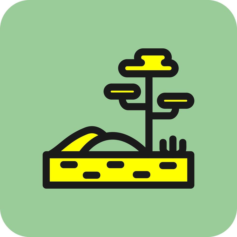 Savannah Vector Icon Design