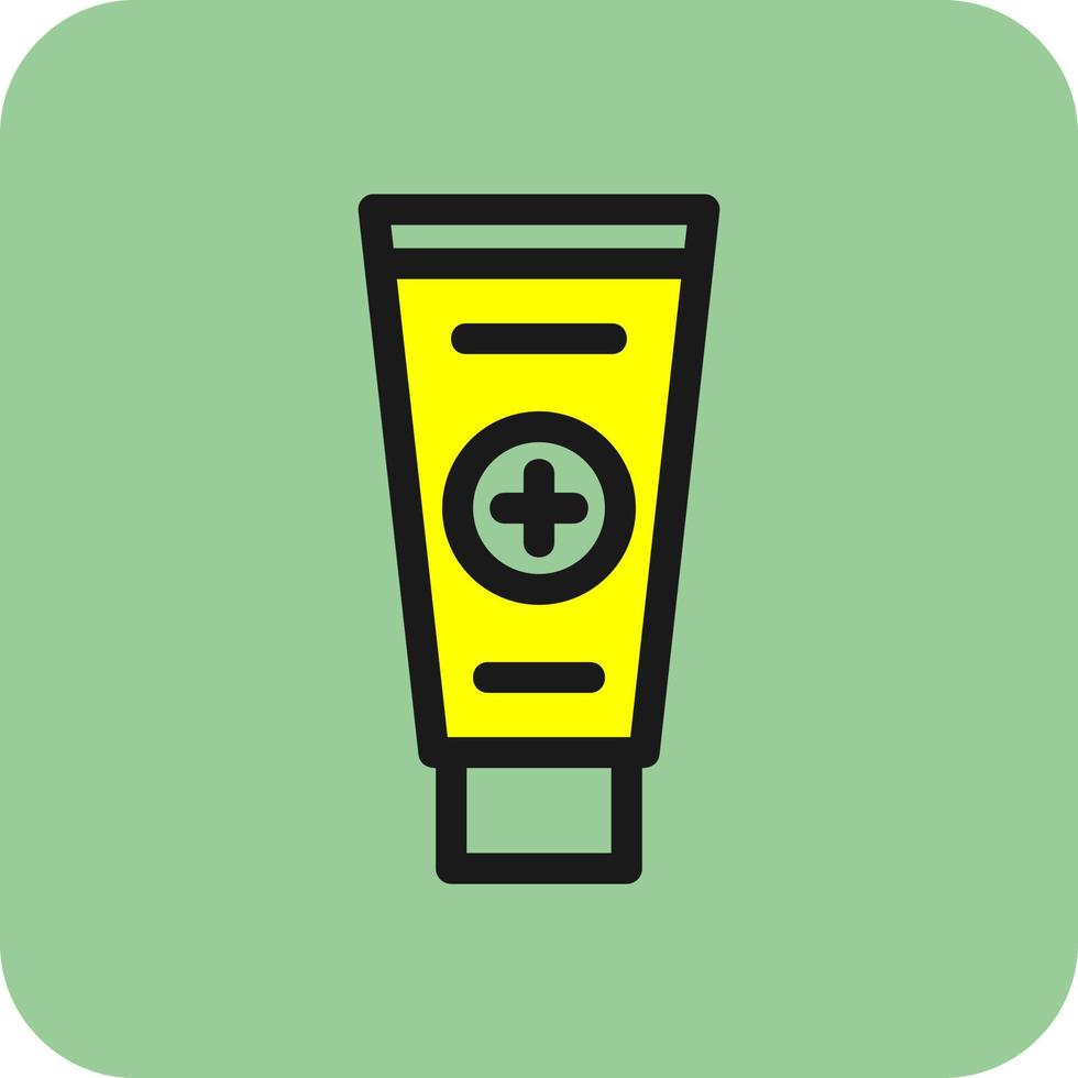 Ointment Tube Vector Icon Design