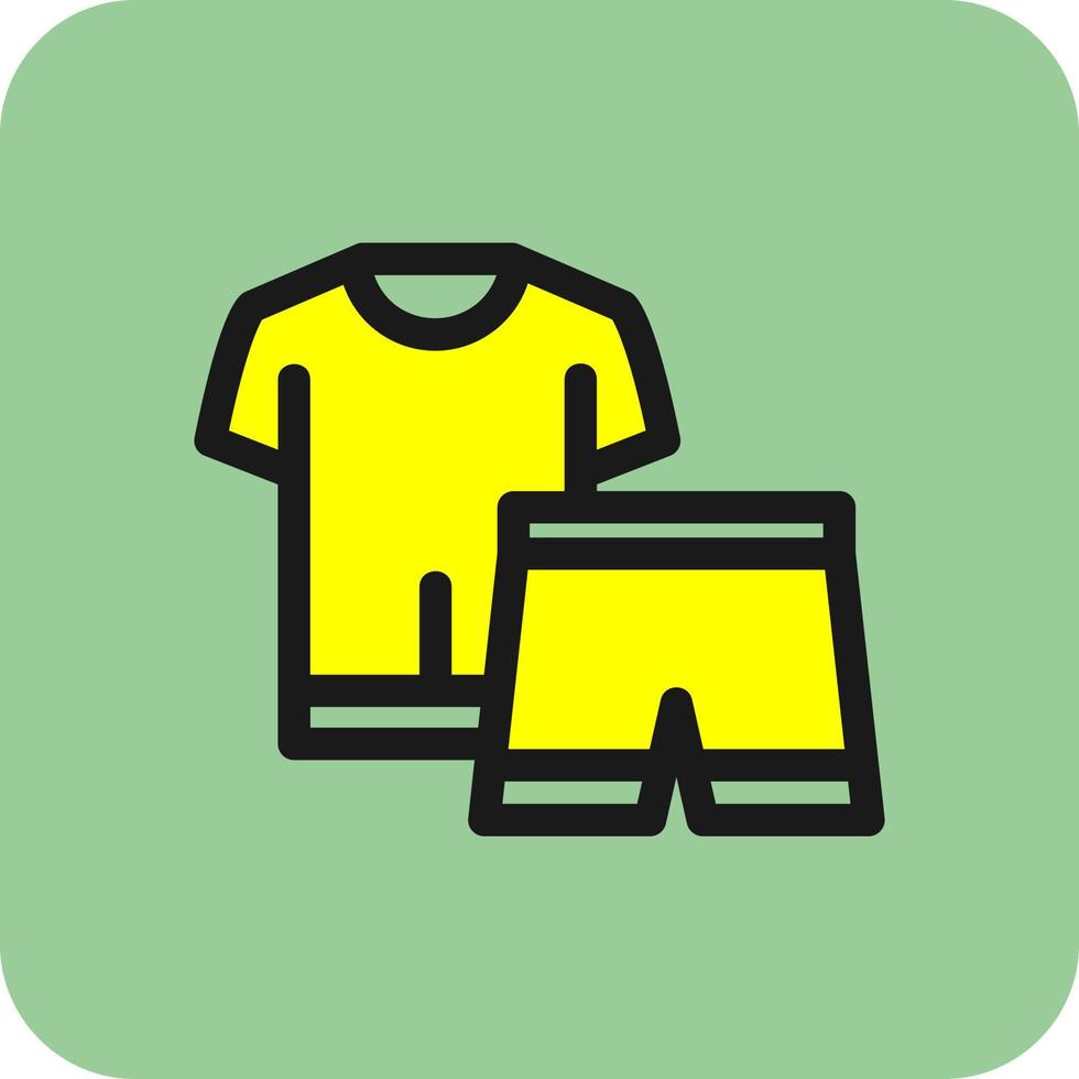 diseño de icono de vector de ropa deportiva