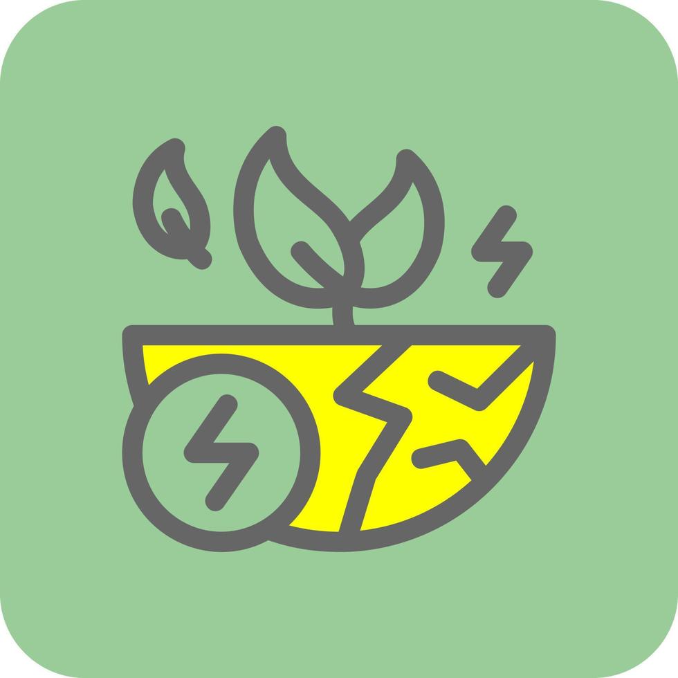 Sustainable Energy Vector Icon Design
