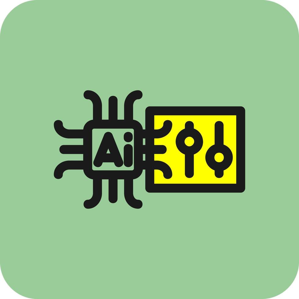 Intelligent Control Vector Icon Design