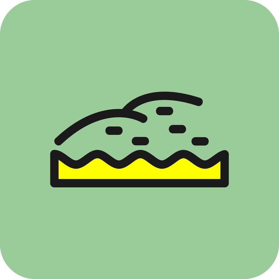 Shore Landscape Vector Icon Design