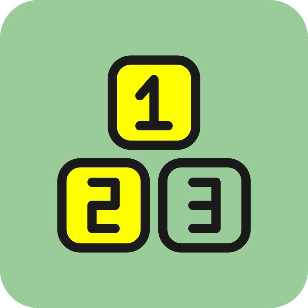 Blocks Vector Icon Design
